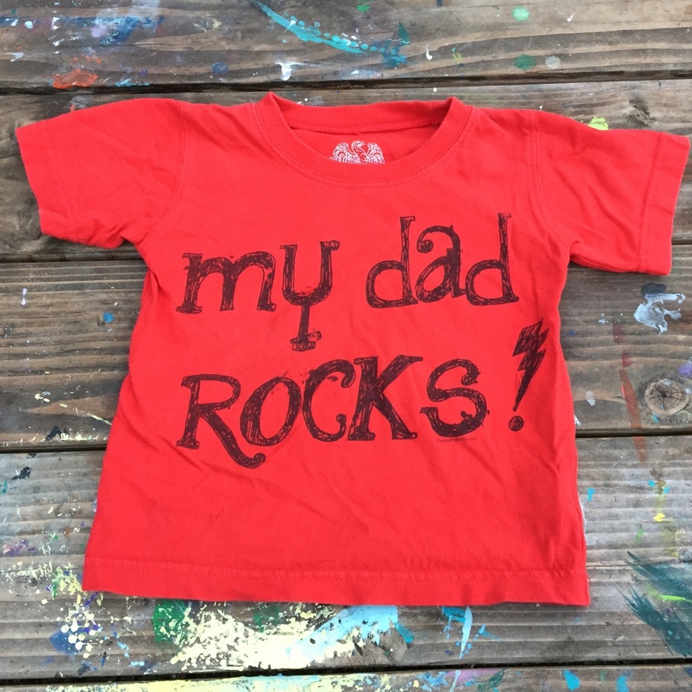 Wes & Willy My Dad Rocks Shirt, 24 months